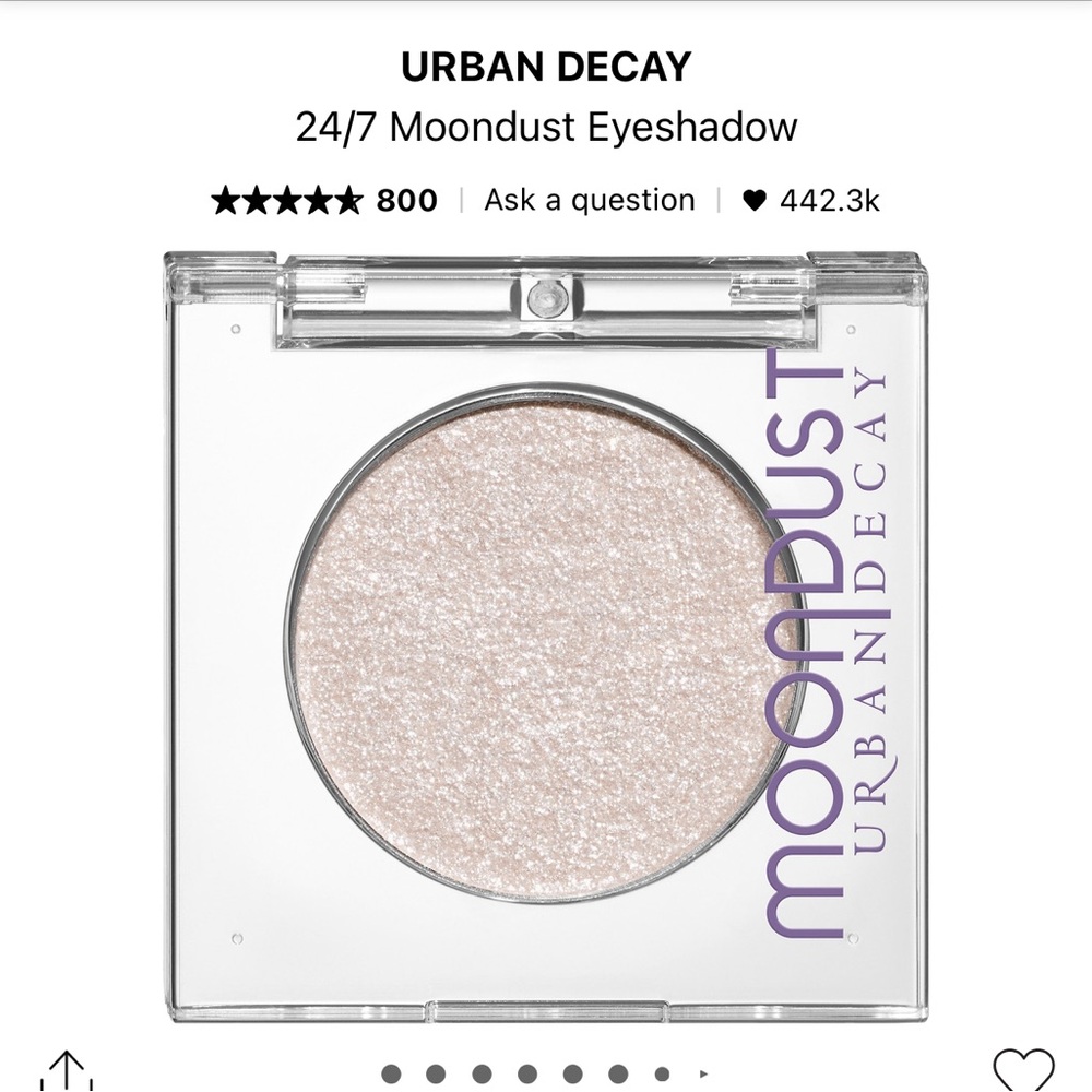 Urban Decay Moondust Sparkly Eyeshadow, Shade Cosmic, NWT